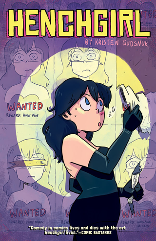 Henchgirl TPB cover by Kristen Gudsnuk